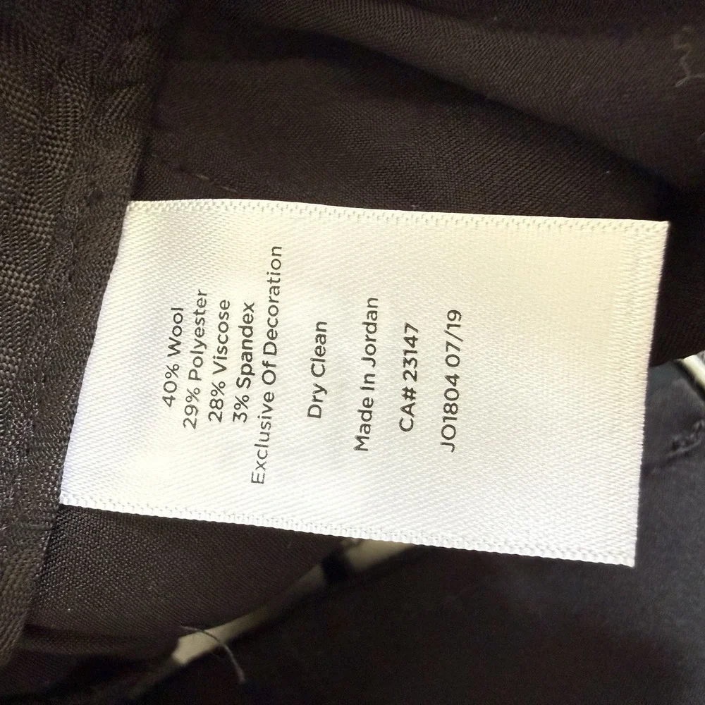 NWT‎ Talbots High Waist Hampshire Ankle Check Pants Sz 10 Petite Petites Wool